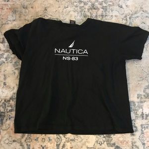 Nautical black t-shirt